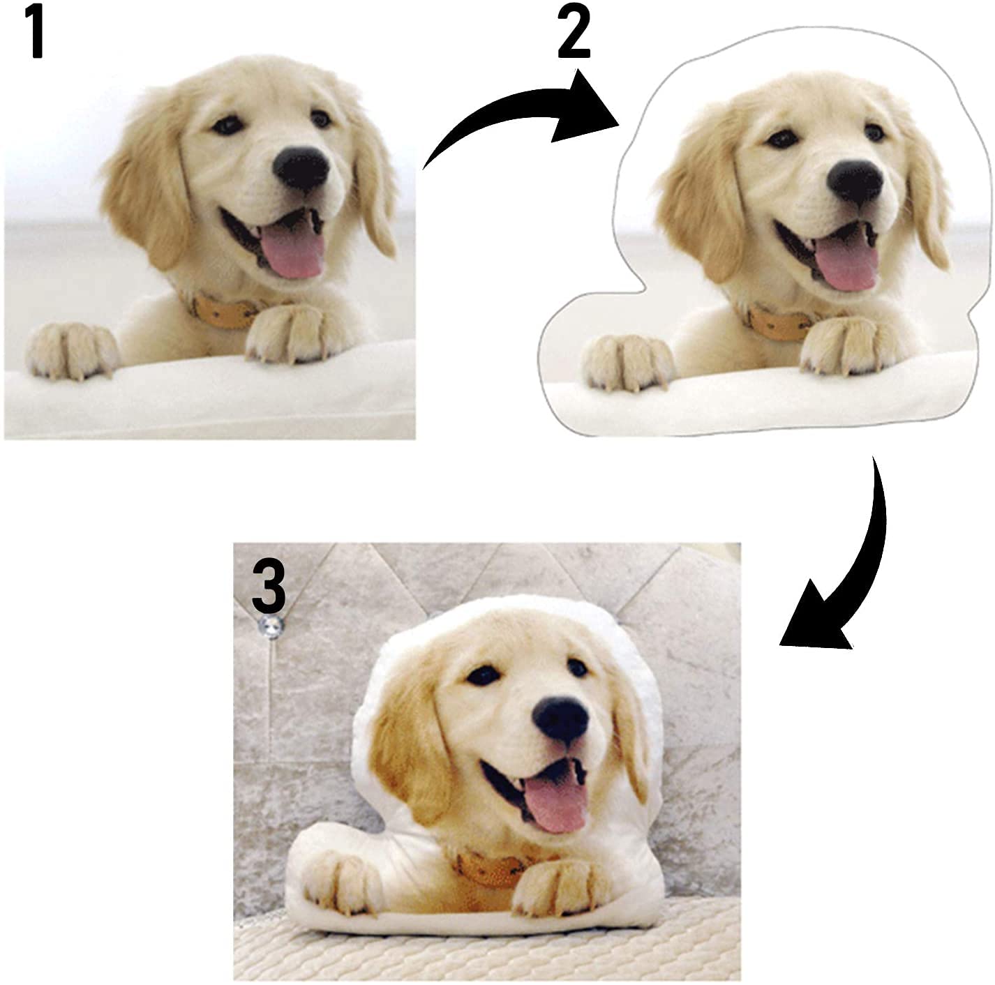 Custom Pet Pillow - Personalized 3D Double-Sided 28