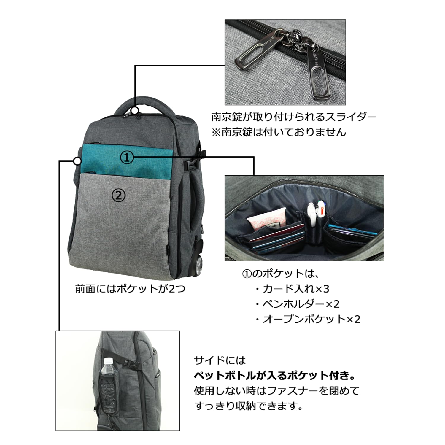 Best Carry On Rolling Backpack with Wheels for Travel - 81-76023-13 Dark Gray | Perfect for Airplane, Business Trips & Commuting