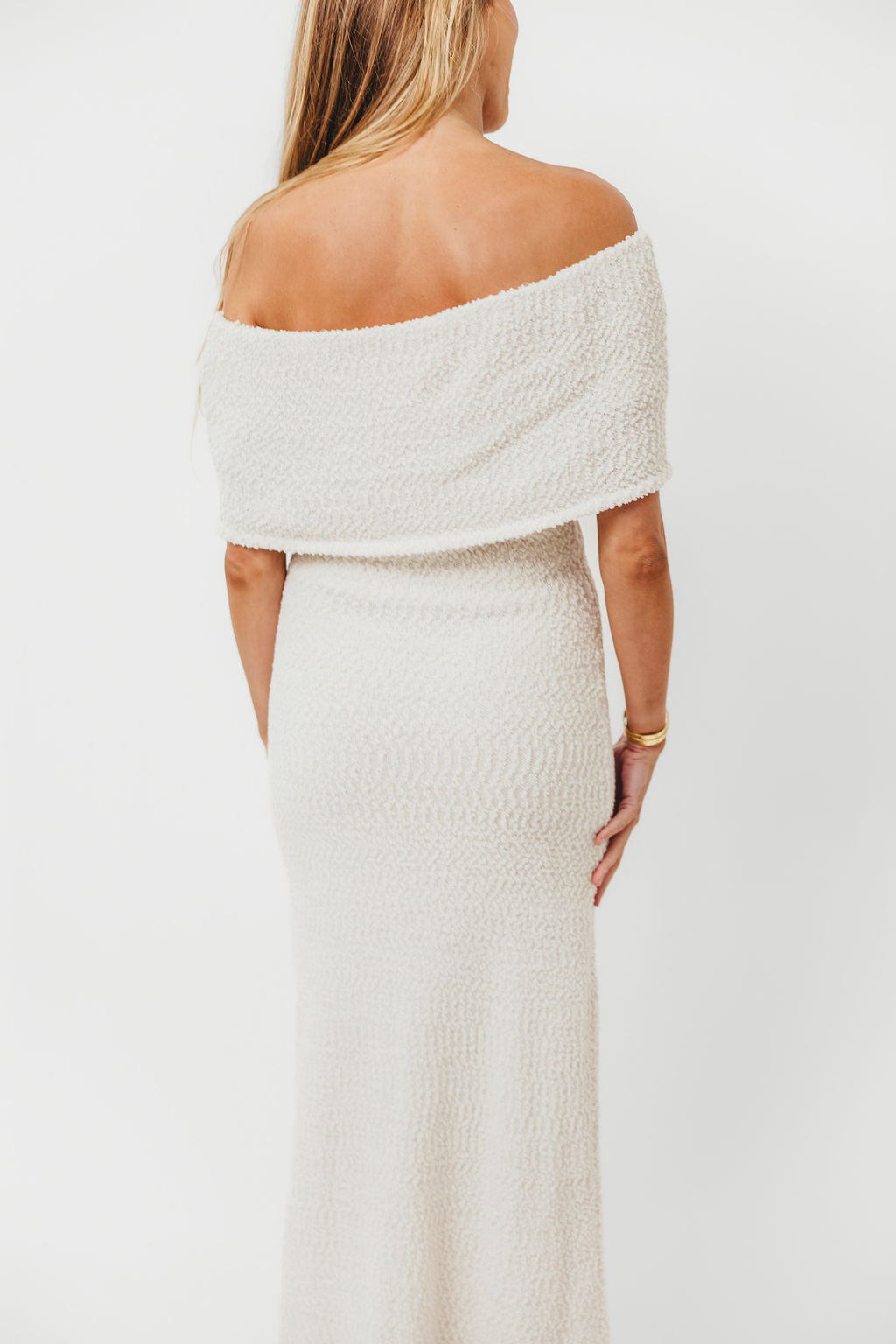 Brit Maxi Dress in Cream - Elegant Long Flowy Summer Dress for Women | Perfect for Beach, Vacation & Casual Outings
