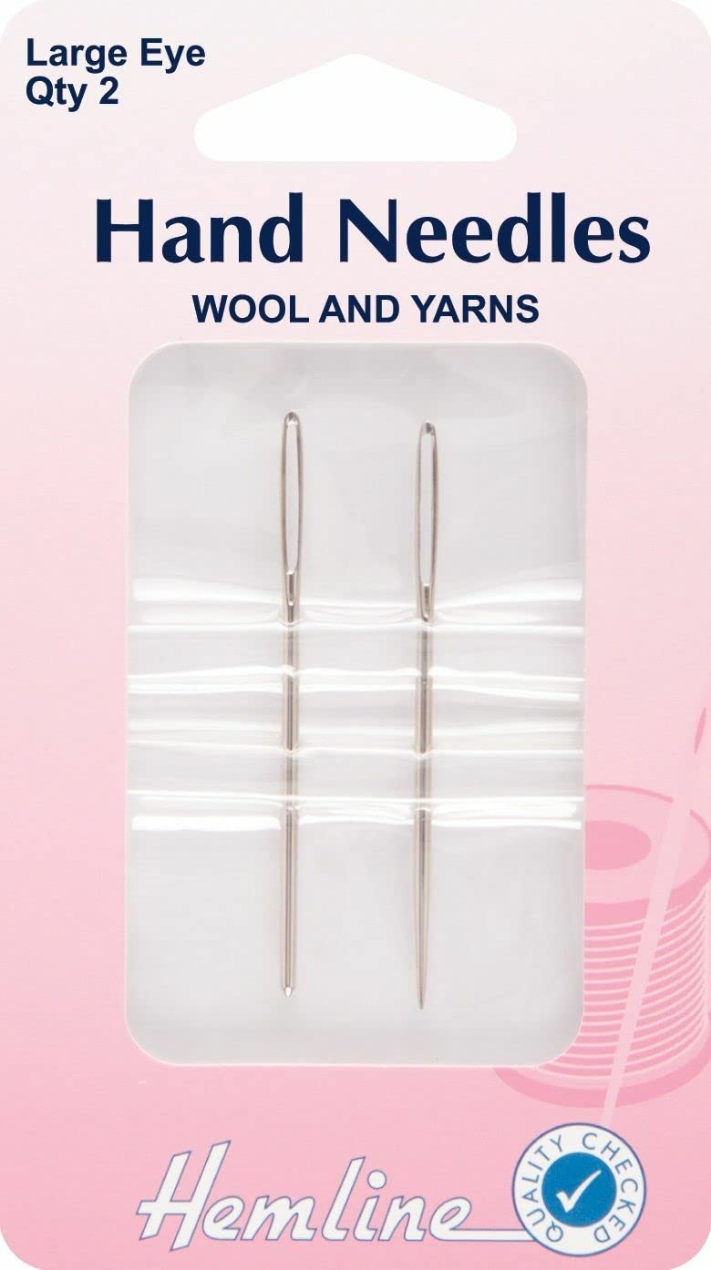 Premium Hemline Metal Yarn Needles for Knitting & Crocheting - Smooth Glide, Durable Stainless Steel - Perfect for Wool, Cotton & DIY Craft Projects