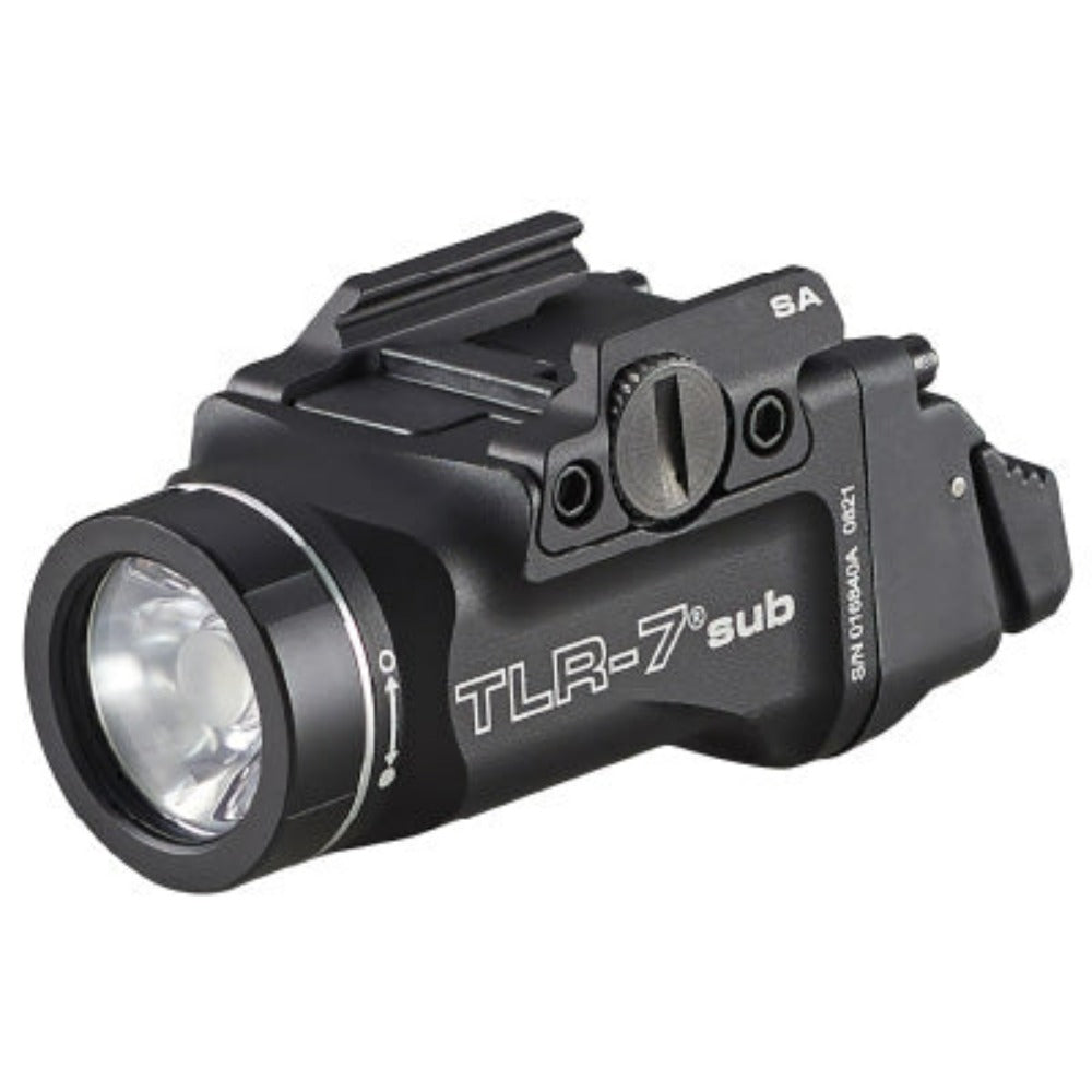 Streamlight TLR 7 Sub Tactical Flashlight - 500 Lumens, Multi Fuel, 5000 Candela | Compact Weapon Light for Pistols & Handguns | Ideal for Home Defense, Law Enforcement & Concealed Carry