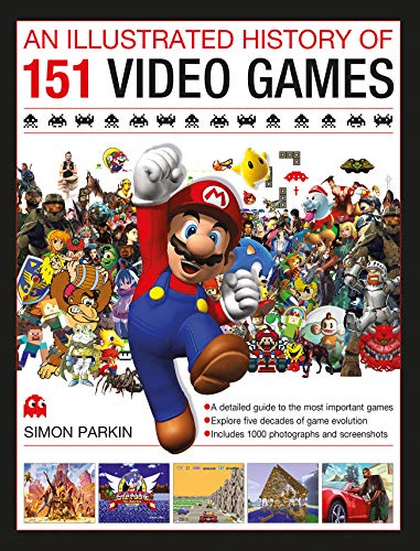 Best Illustrated History of 151 Classic Video Games | Retro Gaming Book for Collectors & Enthusiasts | Perfect Gift for Gamers & Nostalgia Lovers