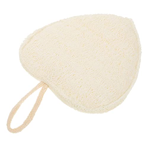 Healifty Heart-Shaped Loofah Sponge for Toddlers - Soft Exfoliating Body Scrubber, Shower Pouf & Bath Wash Towel - Gentle Kids Bath Toy for Sensitive Skin | Perfect for Baby Shower Gifts & Toddler Bath Time Fun