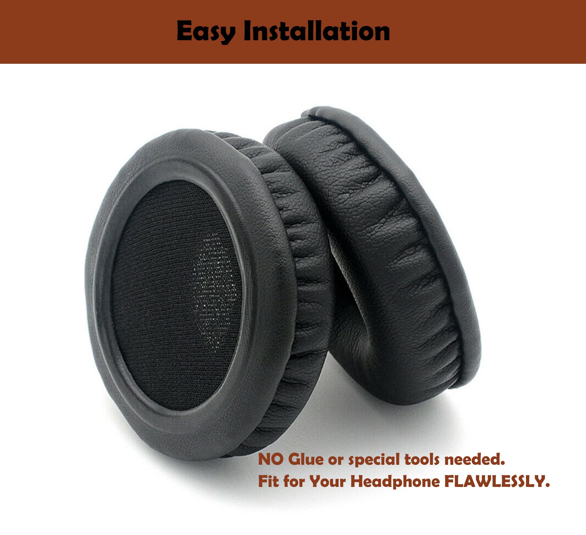 Premium Replacement Ear Pads Cushions for Sennheiser HD414 Headphones - Soft Memory Foam Earpads with Noise Isolation - Perfect for Gaming, Music & Office Use