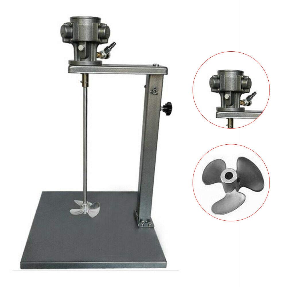 5 Gallon (20L) Vertical Pneumatic Paint Mixer Machine - Heavy Duty Paint & Ink Mixing Tool with Vertical Shaft - Perfect for Automotive, Industrial & DIY Paint Projects