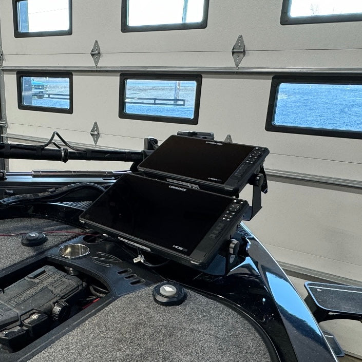 H.O.E. Dual Bow Mount System for Ranger L Z518 Z519 Z520 Z521 (2018+) - Perfect for Fishing & Boat Accessories