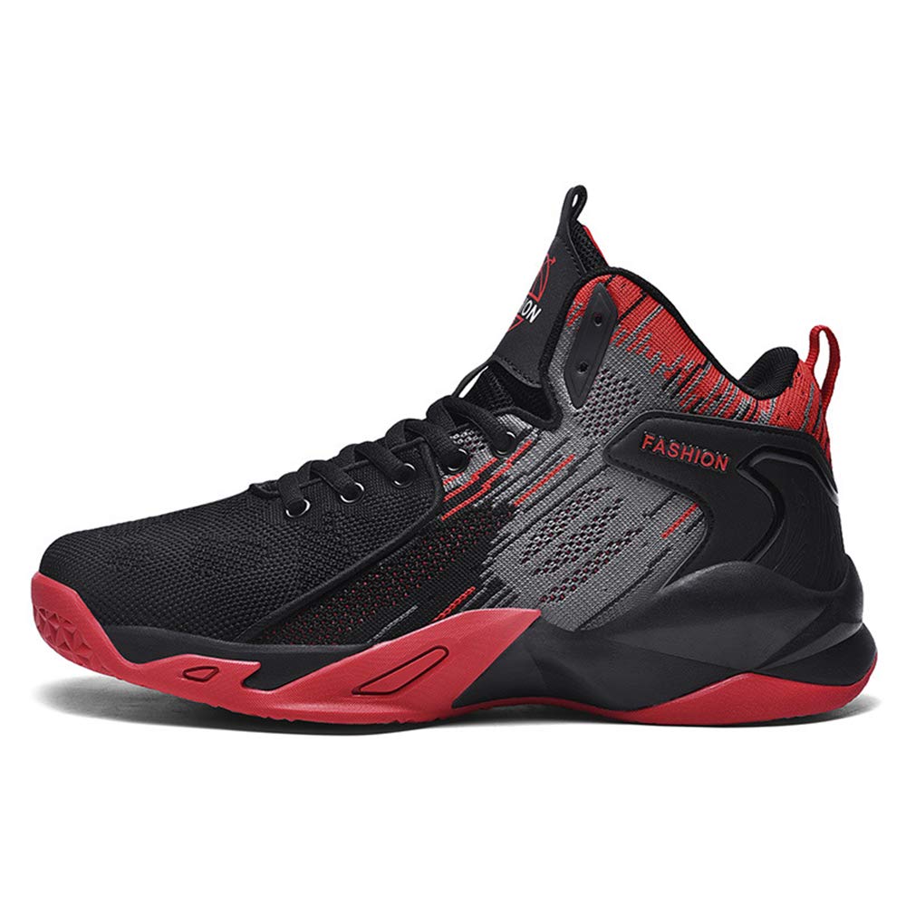 Floette Men's High Top Basketball Shoes - Breathable Athletic Sneakers for Casual Walking & Basketball - Perfect for Gym, Streetwear & Outdoor Sports