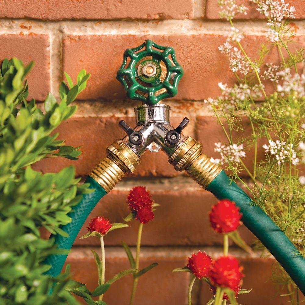 Orbit Zinc Faucet Adapter - Heavy Duty Garden Hose Connector for Outdoor Faucets, Sprinklers & Watering Systems - Perfect for Lawn Care, Gardening & Car Washing