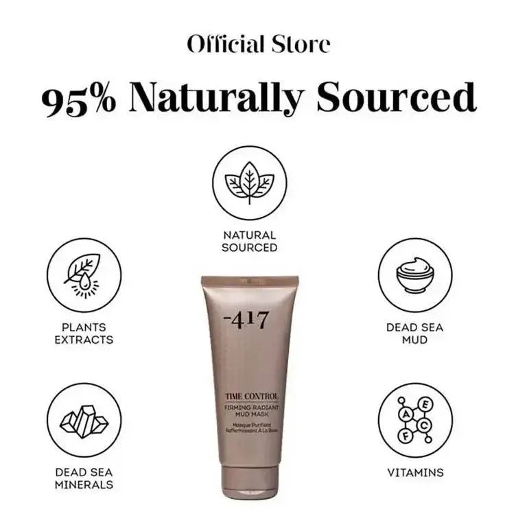 Minus 417 Dead Sea Mud Mask for Face - Firming & Brightening Skin Care Treatment - Hydrating & Detoxifying Facial Mask for Glowing Skin - Perfect for Spa Night & Self-Care Routine