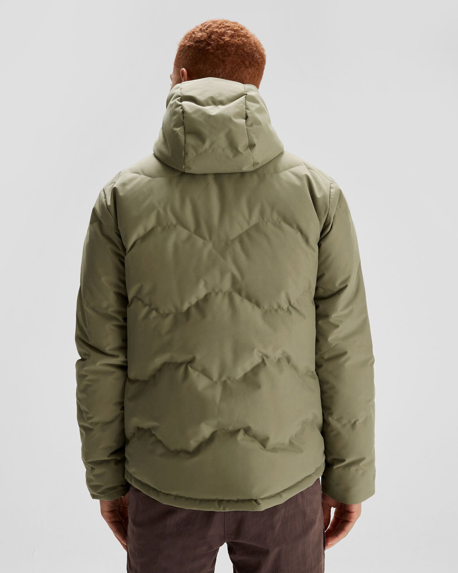 Men's Frisco X Hooded Down Jacket - Lightweight Warm Winter Coat for Outdoor Activities - Beech Color | Perfect for Hiking, Camping & Cold Weather Adventures