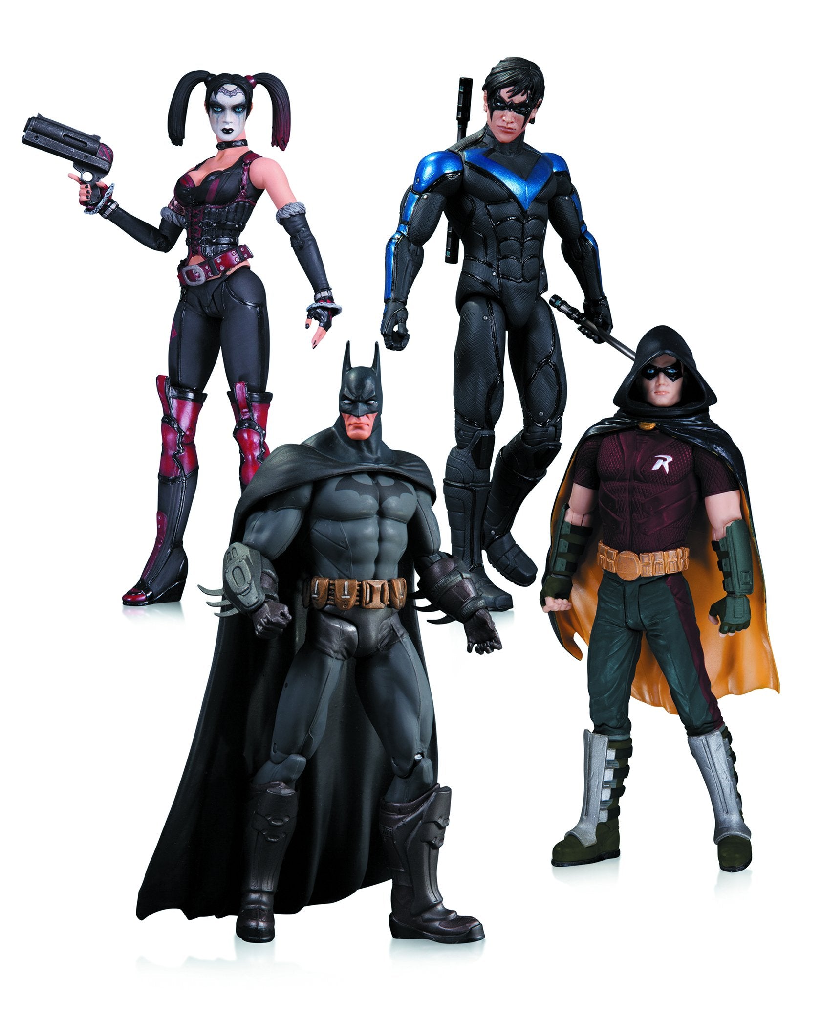 Batman Arkham City 4-Pack Action Figure Set - Sealed Collectible Figures (DC Collectibles) | Perfect for DC Fans, Display & Gift Giving
