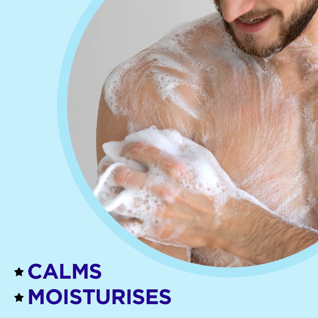 Patchouli & Sea Salt Scented Body Wash for Men - 200ml | Deep Moisturizing Shower Gel with Green Tea, Turmeric & Moringa Extracts | Smooth Skin Care | Perfect for Daily Shower & Post-Workout Refreshment
