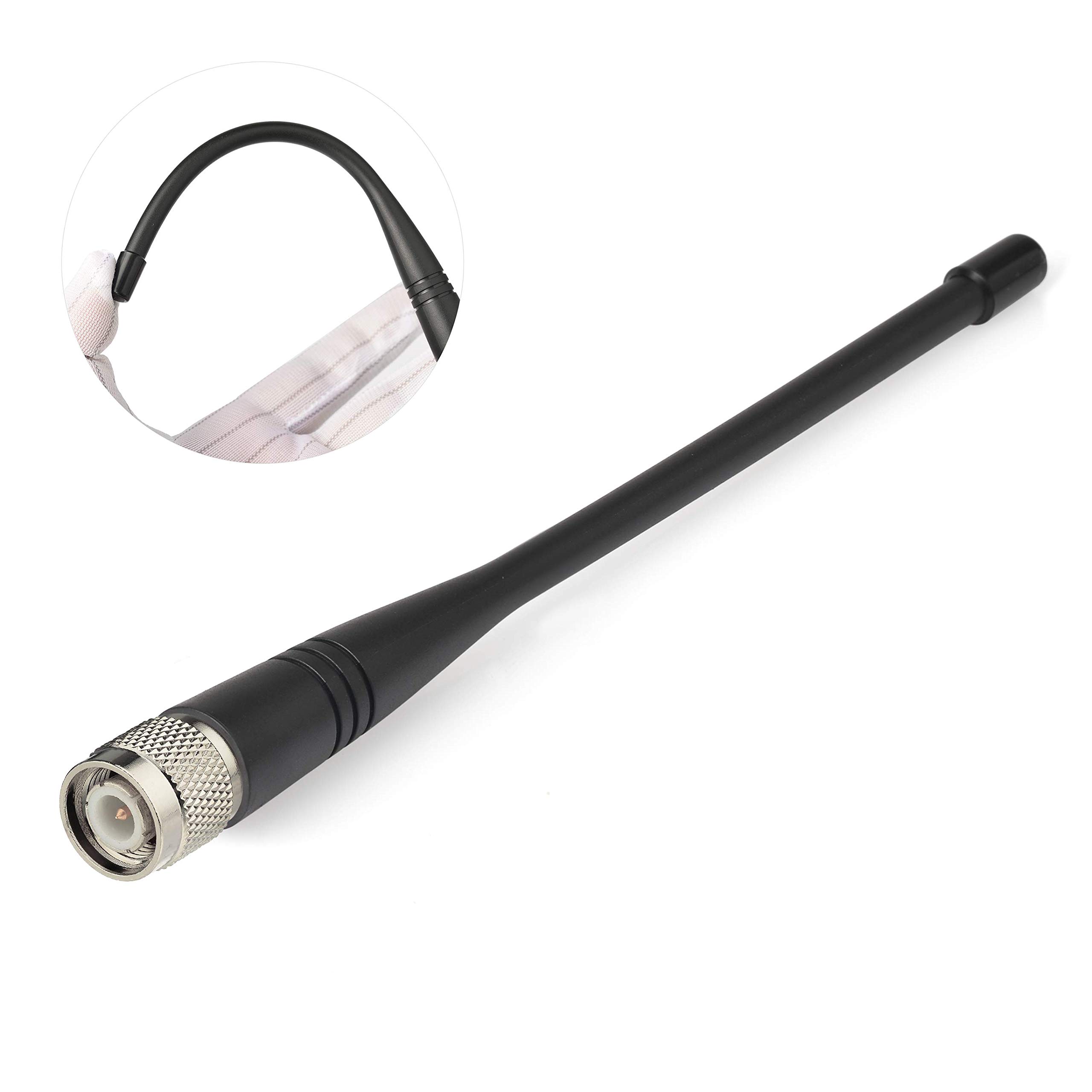 Bingfu RTK Radio Antenna 400MHz-470MHz UHF Soft Whip TNC Male Antenna for GNSS GPS Receiver - Compatible with Trimble, Leica, Sokkia RTK Surveying Equipment - Perfect for Land Surveying, Construction Mapping & Precision Agriculture