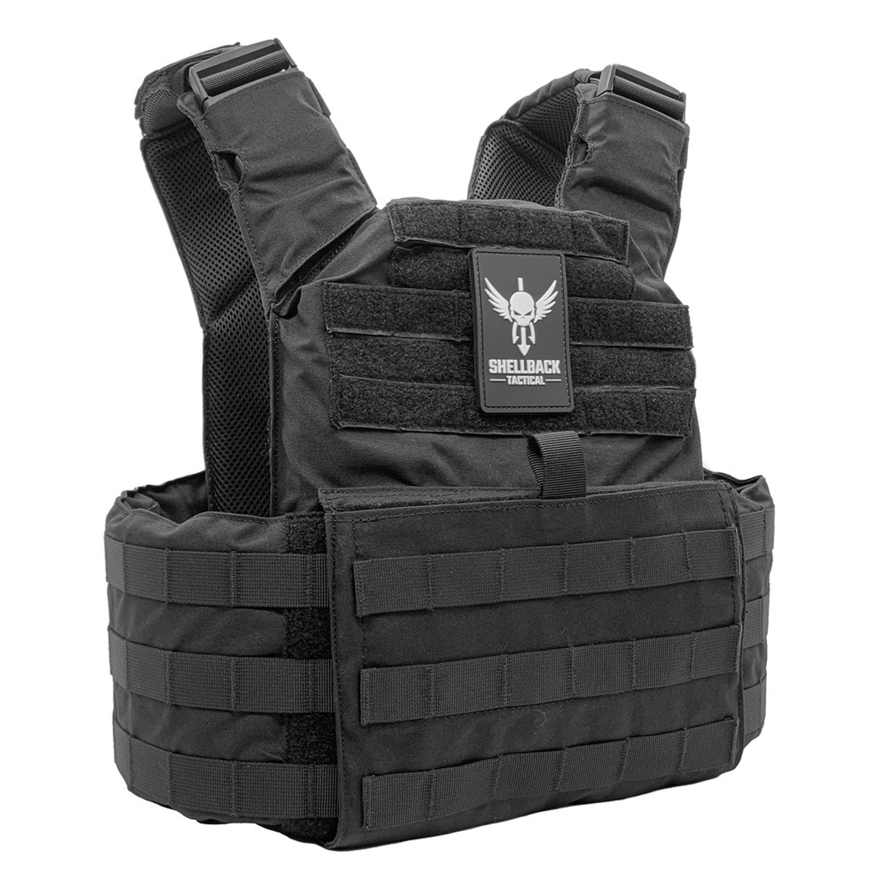 Shellback Tactical Skirmish Plate Carrier - Lightweight Military Vest for Airsoft & Tactical Training | Coyote, Black, OD Green | Perfect for Range Days & Outdoor Adventures