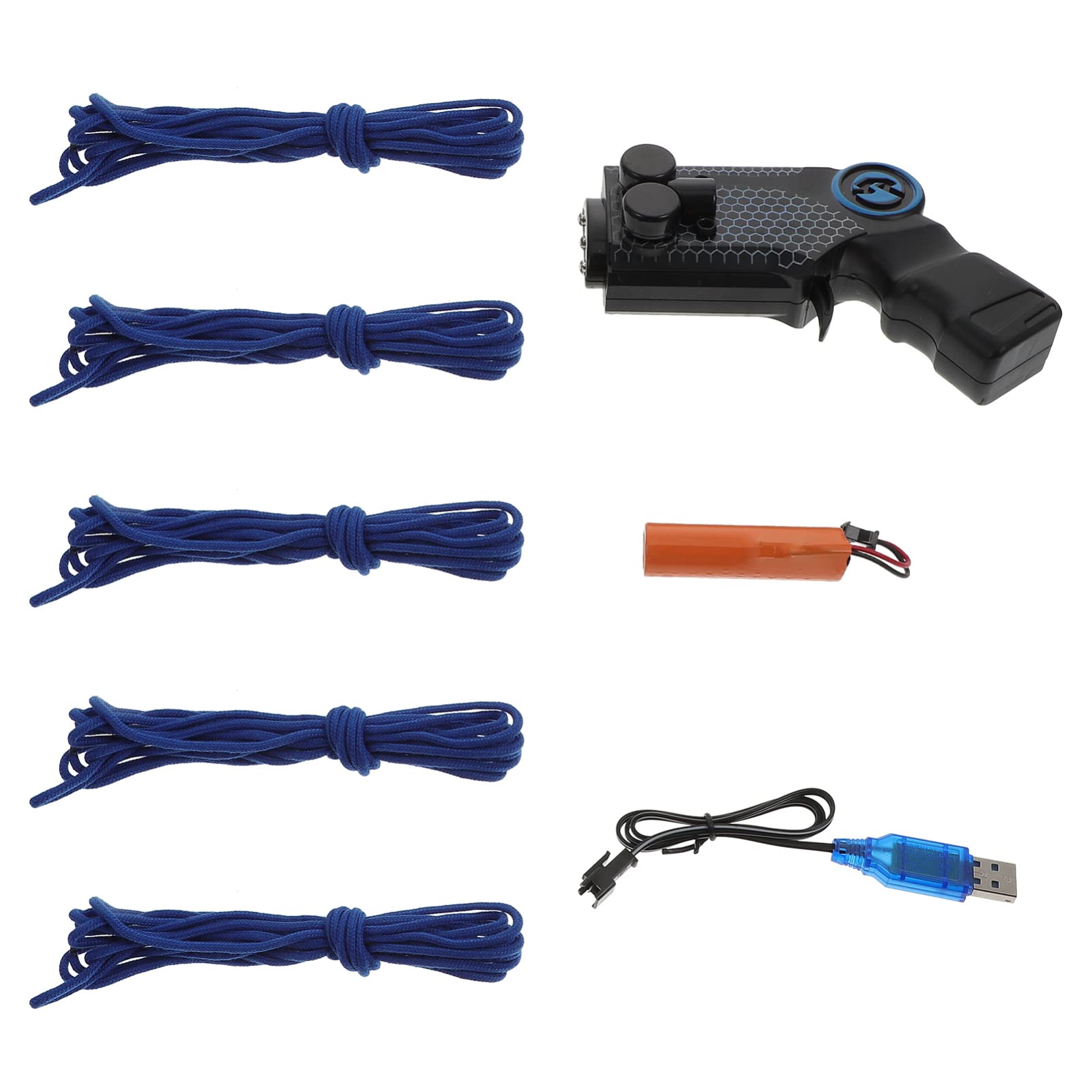 **Balacoo Electric String Rope Propeller Toy - Portable Rope Launcher Thruster with Controller for Kids & Adults - Fun Party Game, Outdoor Play & STEM Learning Activity**