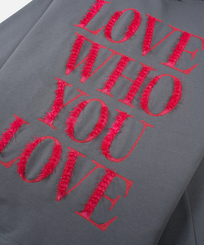 PAPER PLANES Love Who You Love Hoodie - Soft Unisex Pullover Sweatshirt for Couples, Friends & LGBTQ+ Pride - Perfect for Date Nights, Gifts & Casual Wear