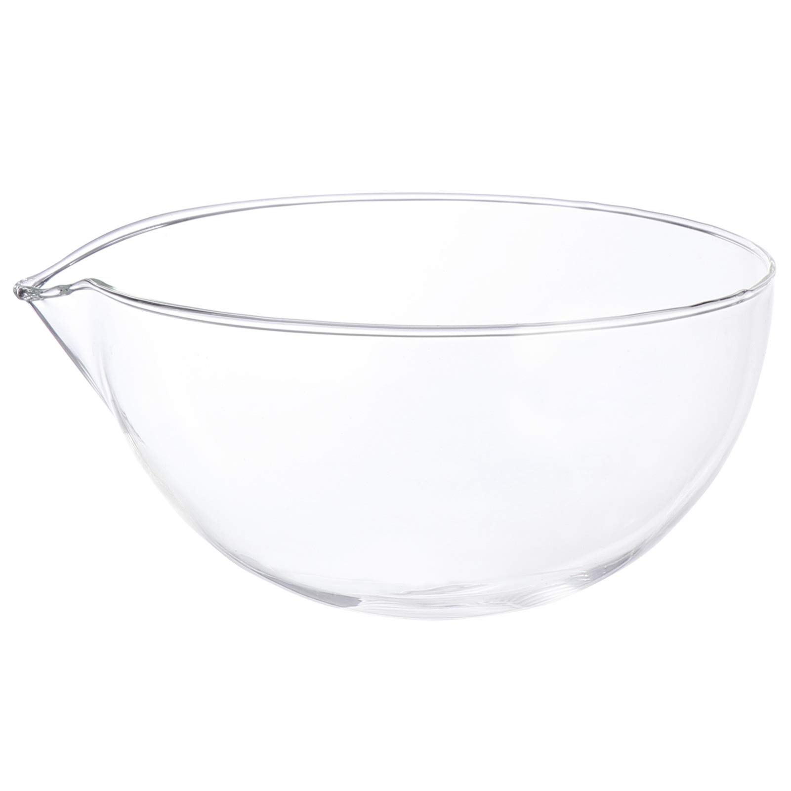 Baluue Lab Evaporating Dish - 1pc Clear Glass Basin for Mixing & Terrarium Use