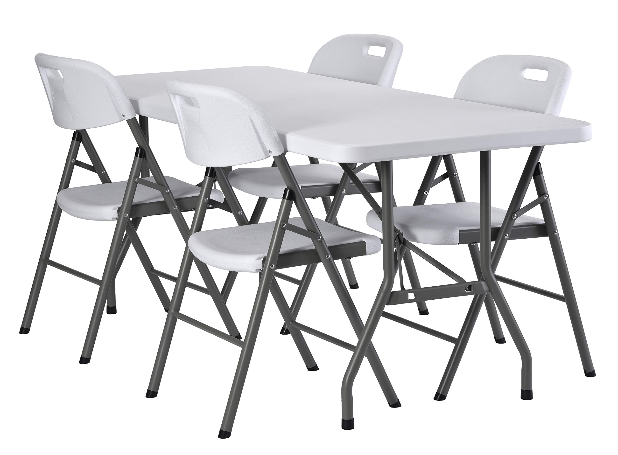 Sandusky Lee PT7230-WV2 6-Foot Commercial Folding Utility Table - White, 29