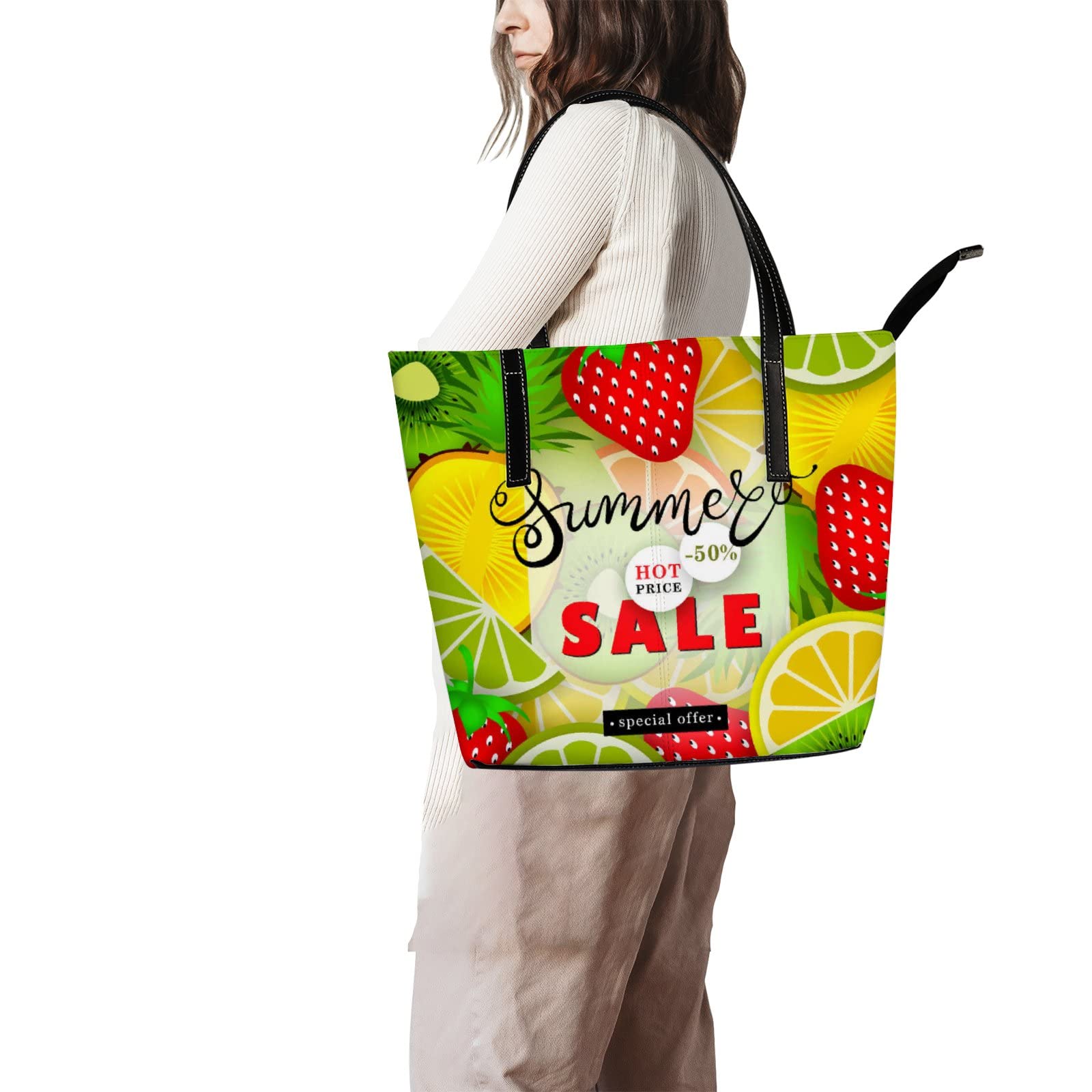 Stylish Leather Tote Bag for Women - Fashionable Crossbody Handbag with Adjustable Strap | Perfect for Work, Travel & Everyday Use
