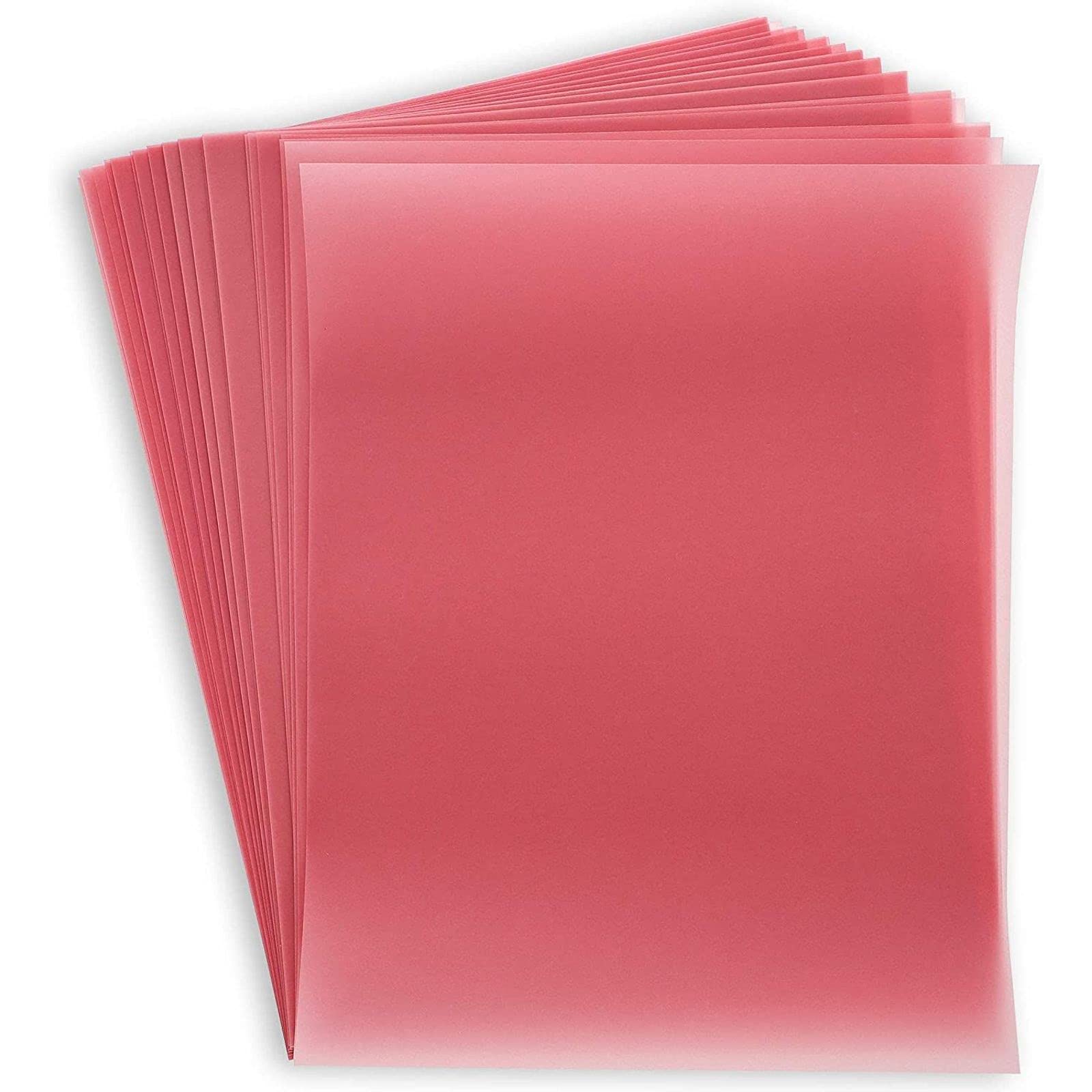 Premium 50 Sheets 8.5 x 11 Inch Vellum Paper - 100GSM Printable Tracing Paper for Invitations, Art Sketching & Calligraphy - Blush Pink - Perfect for Wedding Stationery, DIY Crafts & Light Box Projects