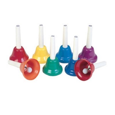 8 Note Handbell Set - Musical Instrument for Kids & Adults - Perfect for Classroom, Church Choir & Home Music Education