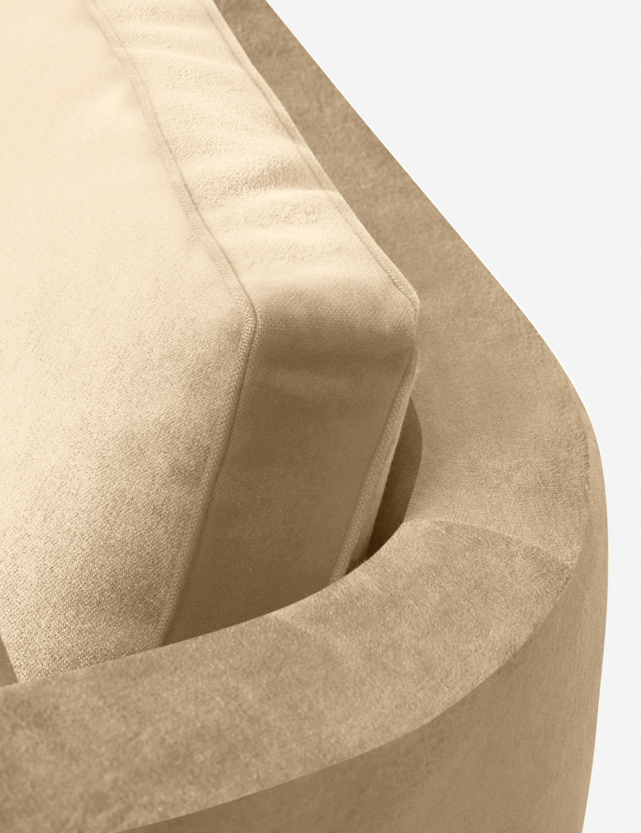 Belton Sectional Sofa by Ginny Macdonald - Modern L-Shaped Couch for Living Room, Family Room & Lounge | Comfortable Fabric Upholstery