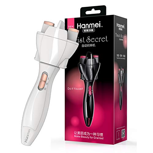 Electric Automatic Hair Braider Machine - DIY Magic Hair Styling Tool for Women & Girls (White) | Perfect for Home, Salon, Travel & Party Hairstyles