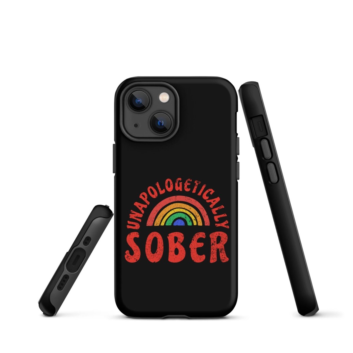 Rainbow iPhone Case - Colorful Protective Cover for iPhone 12/13/14/15 - Shatterproof & Stylish Design - Perfect for Pride Events, LGBTQ+ Support & Everyday Use