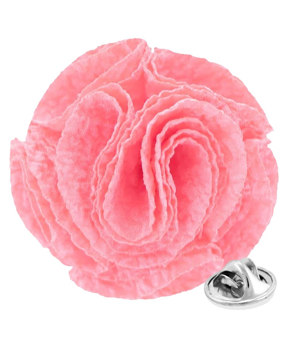 Seersucker Rose Flower Lapel Pin for Men - Elegant Rose Brooch & Boutonniere | Perfect for Weddings, Suits & Formal Occasions
