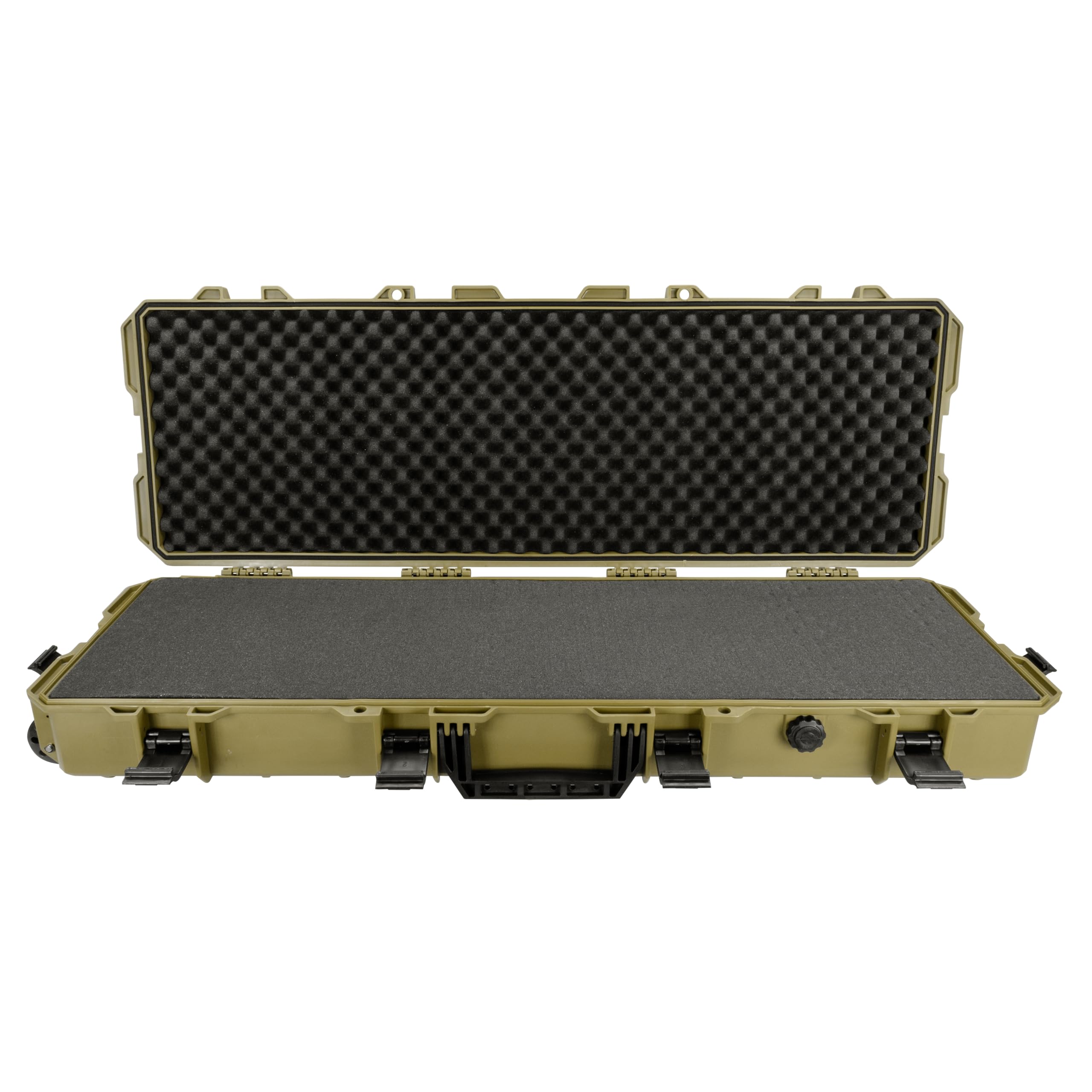 Eylar 39 Inch Rolling Hard Rifle Case - Lightweight Durable Gun Case with Stacker Design & Protective Foam | Perfect for Firearm Storage, Range Transport & Airline Travel