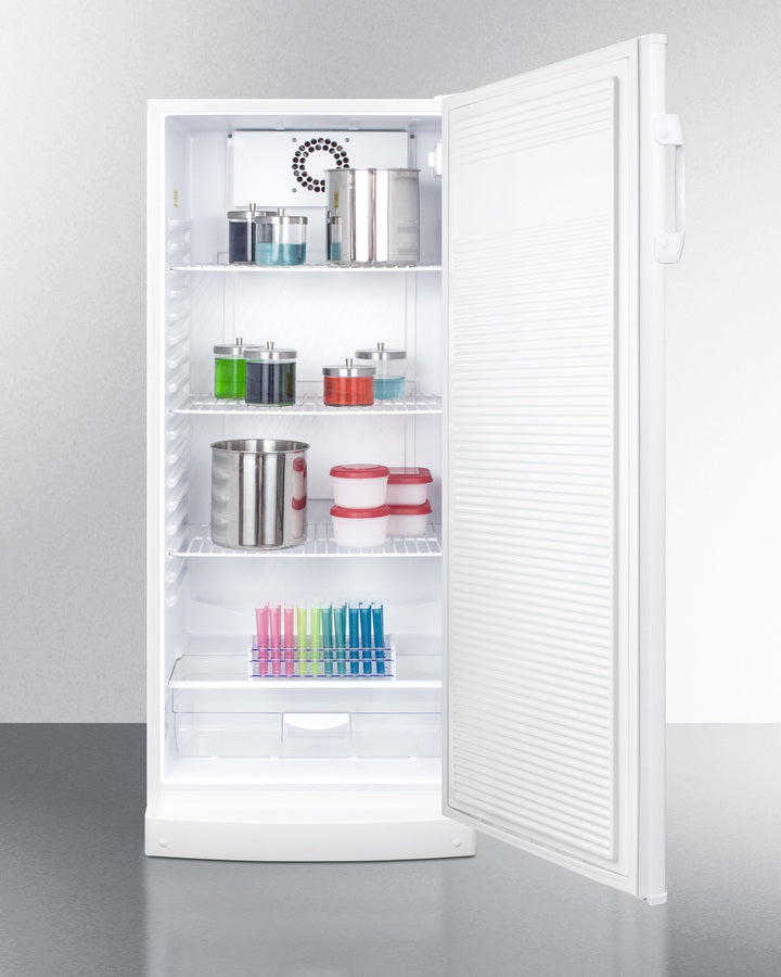 Accucold 24 Inch Wide Auto Defrost All Refrigerator with Internal Fan - FFAR10 Model | Energy Efficient Compact Freezer for Home, Office, or Garage Use