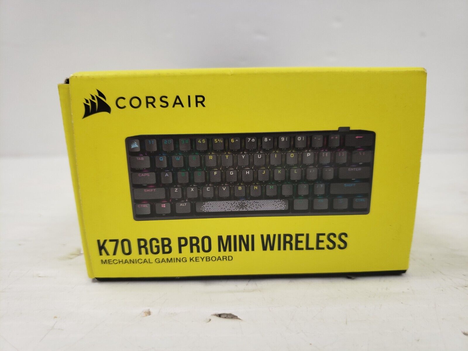 Corsair K70 RGB Pro Mini Wireless Mechanical Gaming Keyboard - 60% Compact, Bluetooth & USB, RGB Backlit - Perfect for Gaming, Office, and Travel