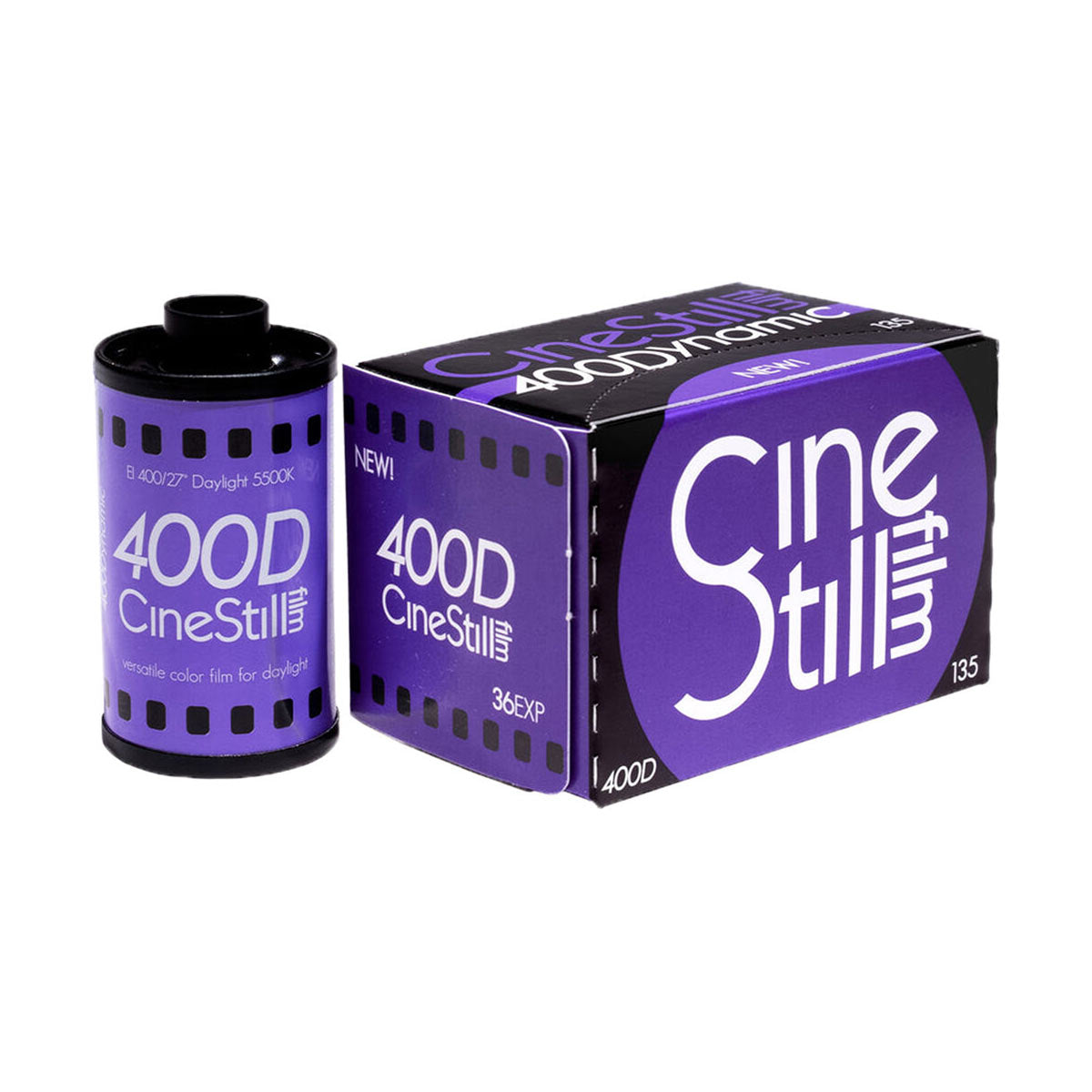 CineStill 400Dynamic 135 36-Exposure Color Negative Film Roll - Perfect for Street Photography & Low Light Shooting
