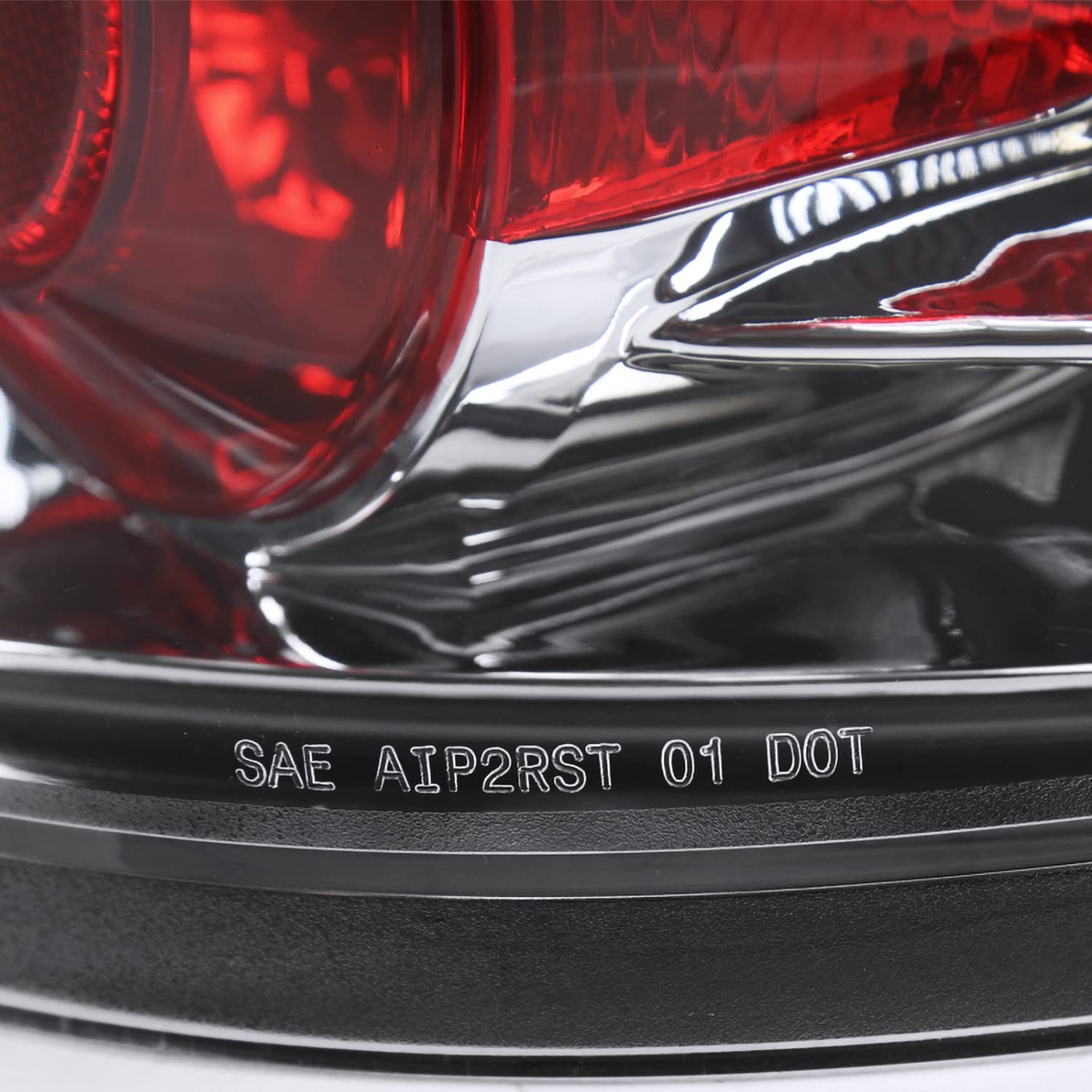 Spec-D Tuning Chrome LED Tail Lights for 2003-2005 Toyota 4Runner - Left & Right Pair Assembly - Upgrade Your SUV's Style & Visibility for Night Driving