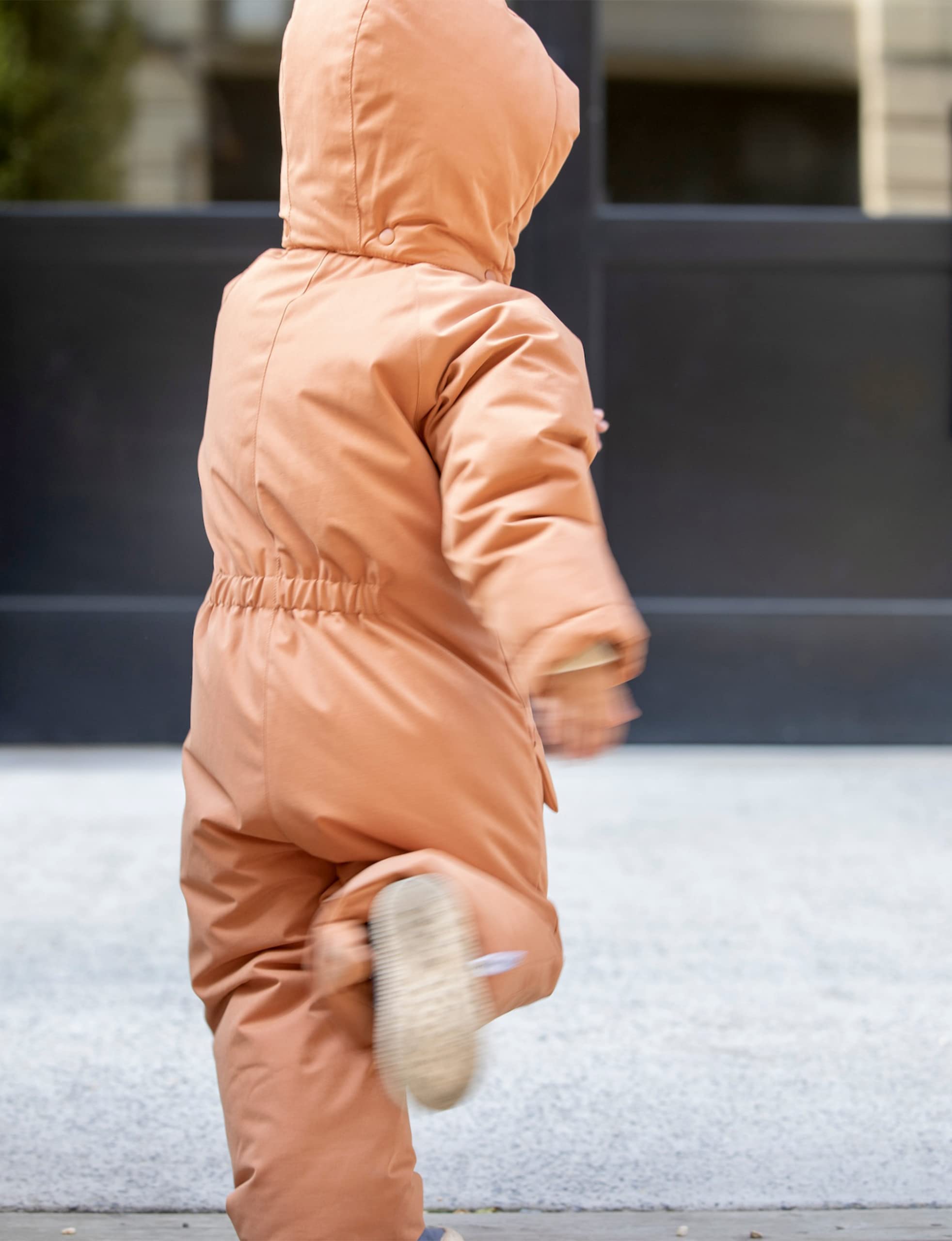 7AM Enfant Baby Jumpsuit Coat - 2-Way Zipper Teddy Jumpsuit for Infants & Toddlers | Waterproof, Soft Cotton Winter Wear | Warm Outerwear for Newborns | Perfect for Stroller Walks, Outdoor Play & Cold Weather Adventures
