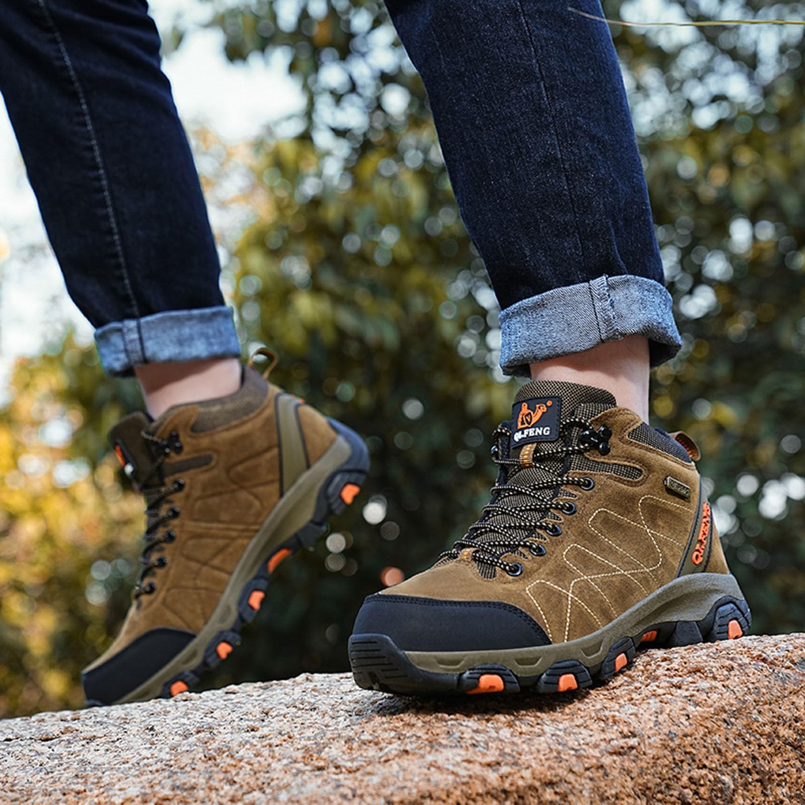 Lightweight Waterproof Hiking Shoes for Women - Breathable Non-Slip Outdoor Trekking & Camping Shoes - Perfect for Mountain Trails, Walking & Travel Adventures