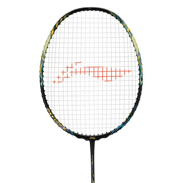 Li Ning Axforce 100 Black/Gold Badminton Racket - Prestrung Professional Badminton Racquet for Advanced Players | Perfect for Tournaments & Training | Made in China