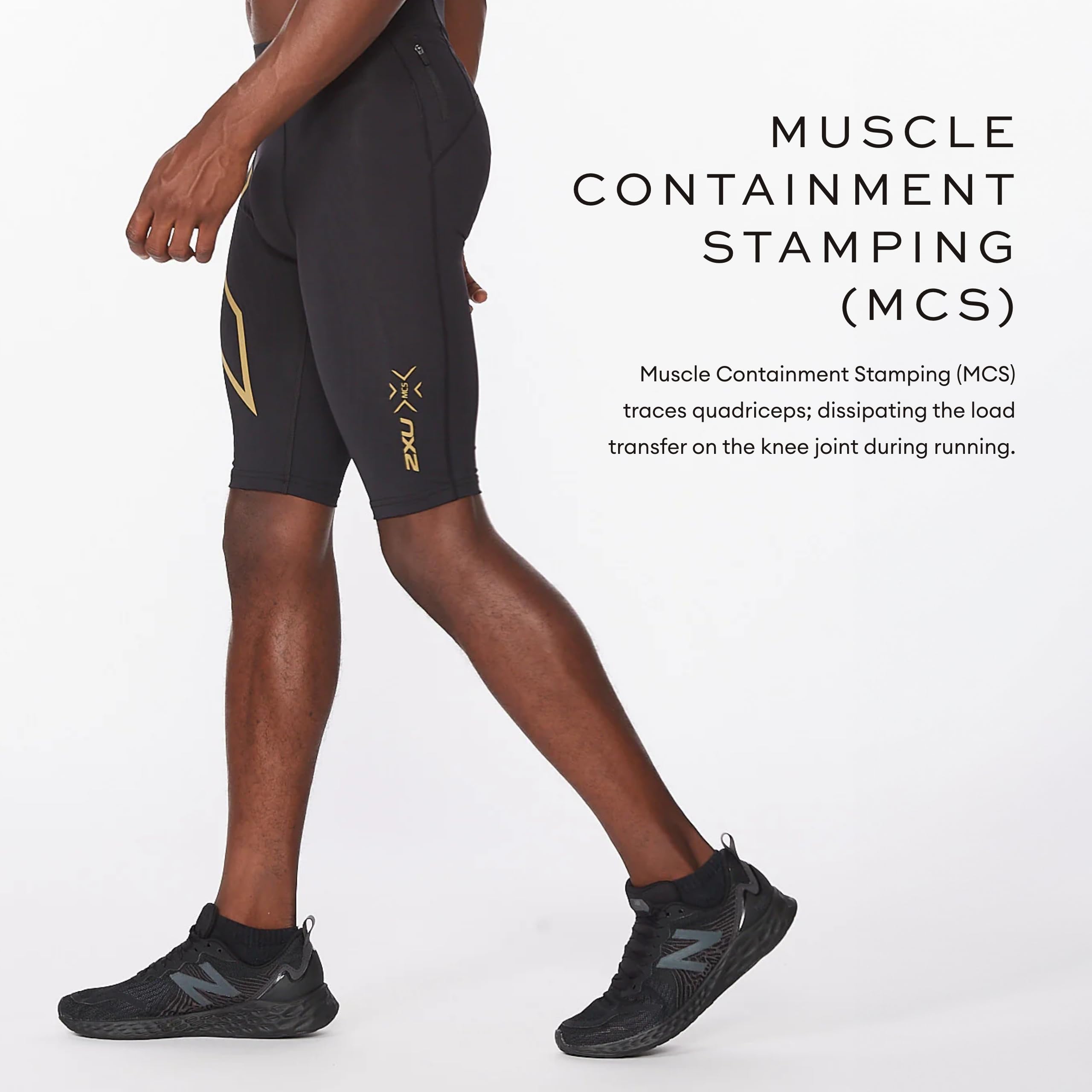 2XU Men's Light Speed Compression Shorts for Running, Cycling & Workout - High-Performance Athletic Shorts for Active Sports & Training