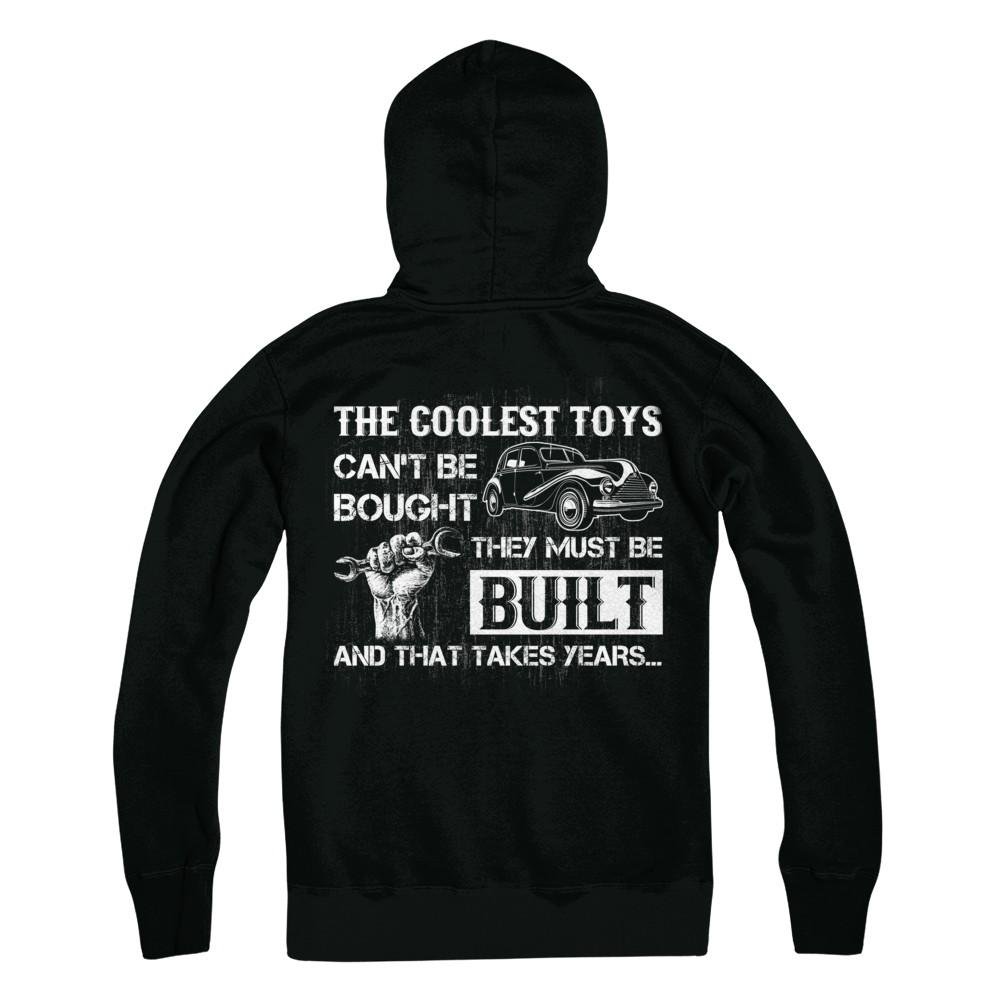 Coolest Toys Can't Be Bought They Must Be Built T-Shirt & Hoodie - Funny DIY Gift for Engineers & Builders - Perfect for Maker Faires & STEM Events