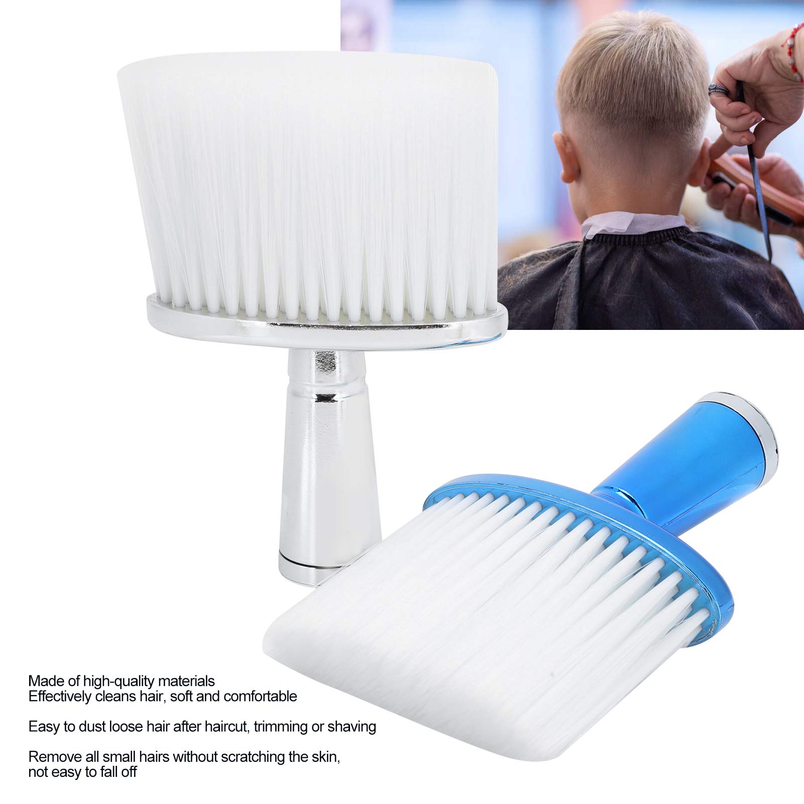 Professional Neck Brush for Hair Cleaning - High-Grade Salon & Home Manicure Tool - Perfect for Nail Salons, DIY Manicures & Personal Grooming