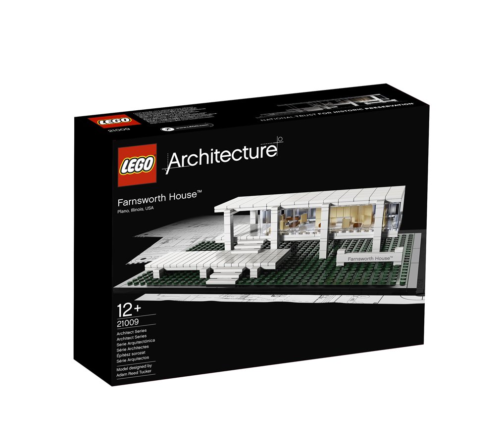 LEGO 21009 Architecture Farnsworth House Building Kit - Collectible Model Set for Adults, Perfect for Home Decor & Office Display