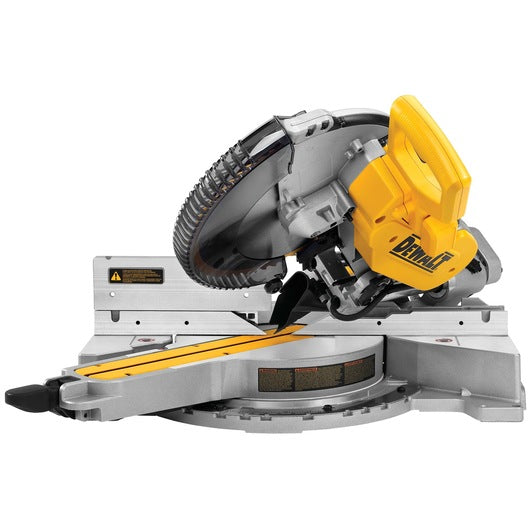 DEWALT 12-Inch Double Bevel Sliding Compound Miter Saw - Professional Woodworking Tool for Crown Molding, Baseboards & Framing Projects