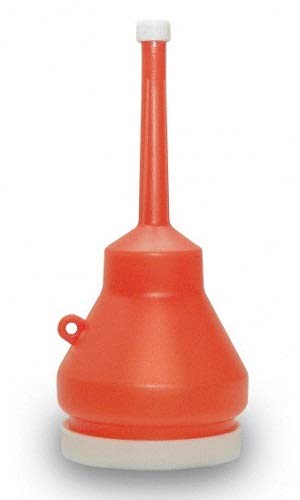 Funnel King 32105-7 1-Pint Double Capped Funnel - Orange (9