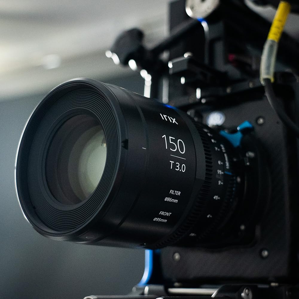 Irix Cine 150mm T3.0 Macro 1:1 Lens for Canon RF Mount - Military Certified Weatherproof Cinema Lens with Magnetic Filter Compatibility & Feet Scale - Perfect for Film Production, Nature Photography and Extreme Weather Shooting
