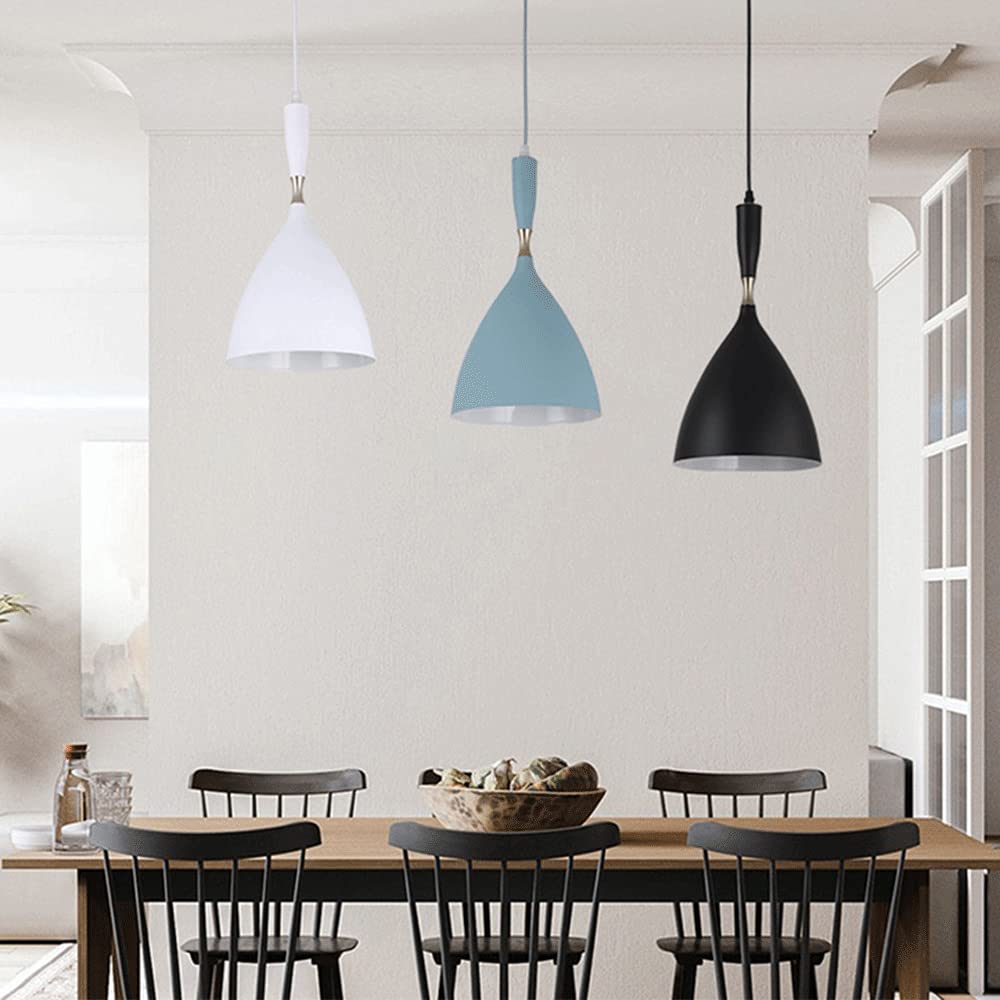 Macaron Pendant Light - Adjustable Hanging Chandelier with E27 Base for Bedroom, Living Room & Dining Room | Modern Ceiling Lighting for Home Decor, Bar & Corridor