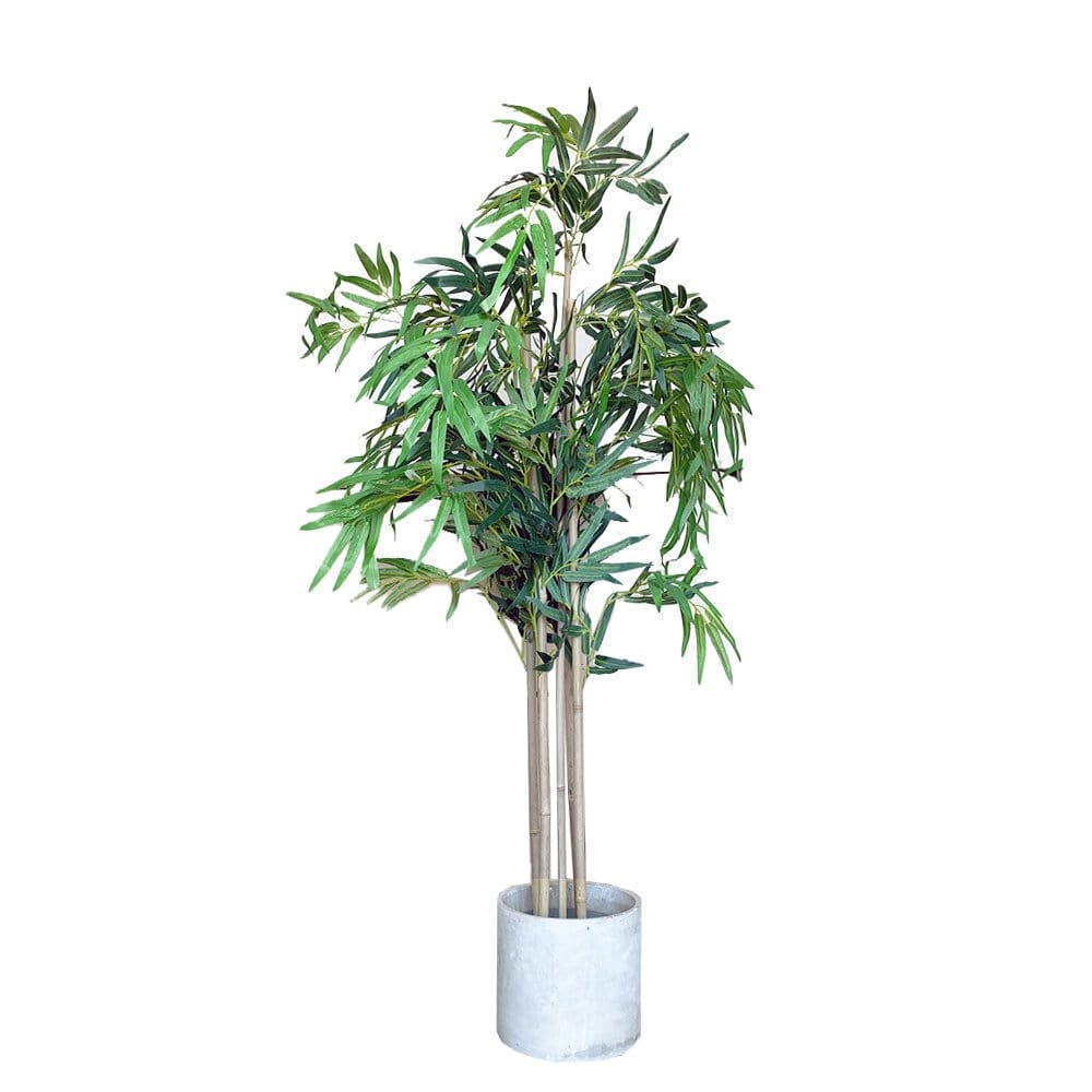 120cm Artificial Bamboo Plant for Home Decor - Realistic Fake Potted Bamboo Tree for Living Room, Office, and Indoor Spaces