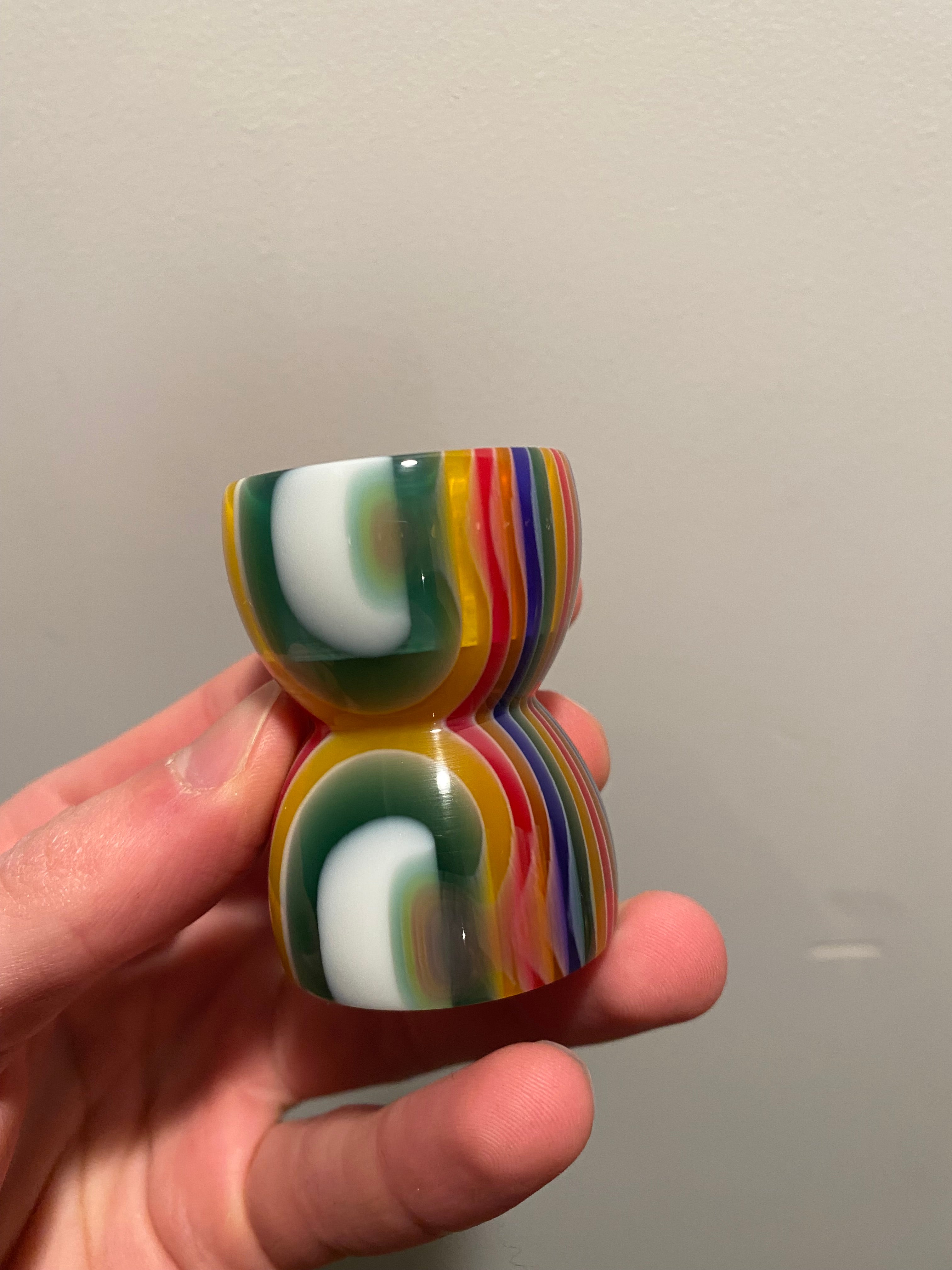 Premium Handcrafted Candy Stripe Shaving Brush Handle - Fits 28mm & 30mm Knots - Perfect for Wet Shaving & Grooming Kits - Ideal Gift for Men's Skincare Routine