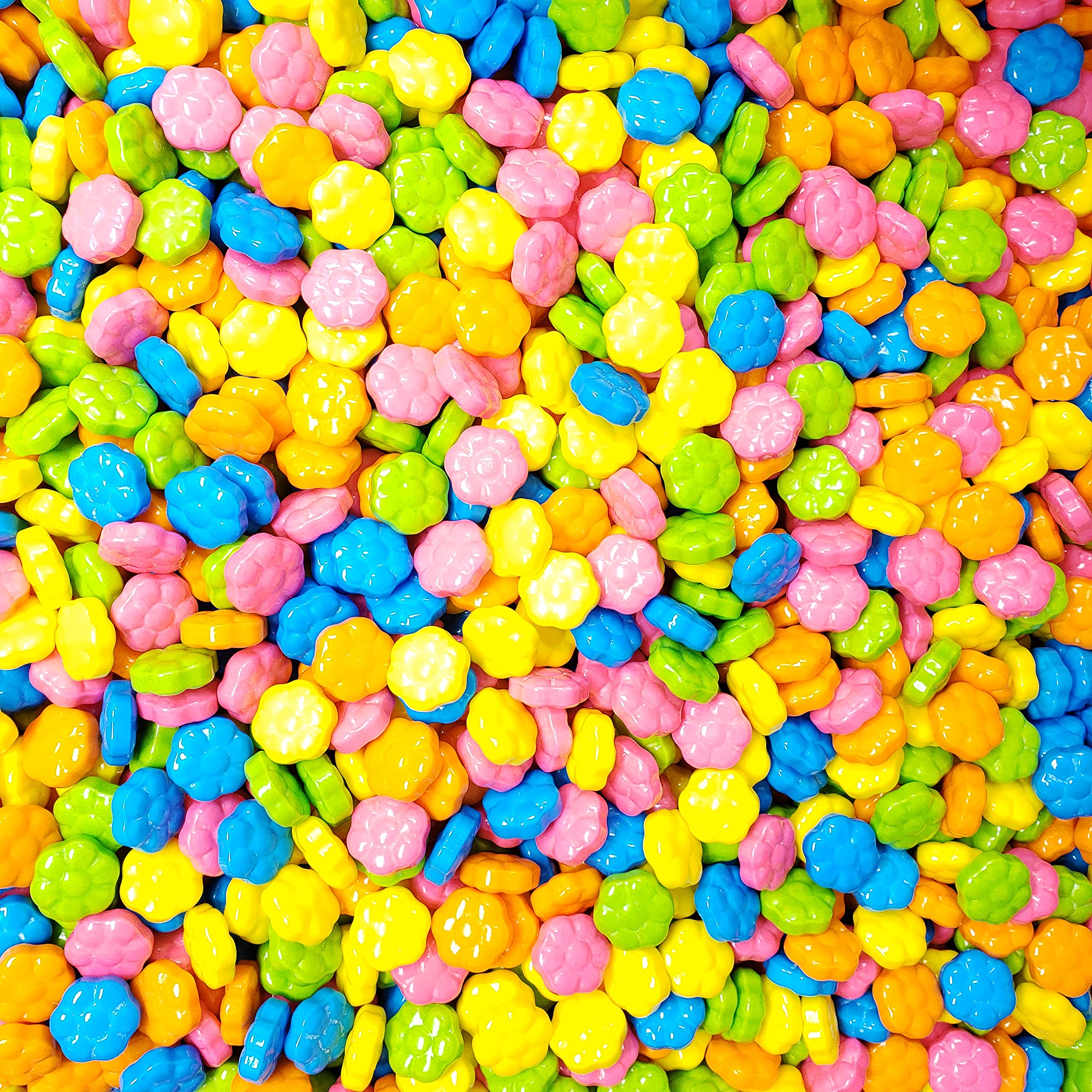 Flower Power - 1 Lb Flower Shaped Candy for Gifts, Parties & Dessert Decorations | Bulk Candy for Weddings, Baby Showers & Birthday Celebrations