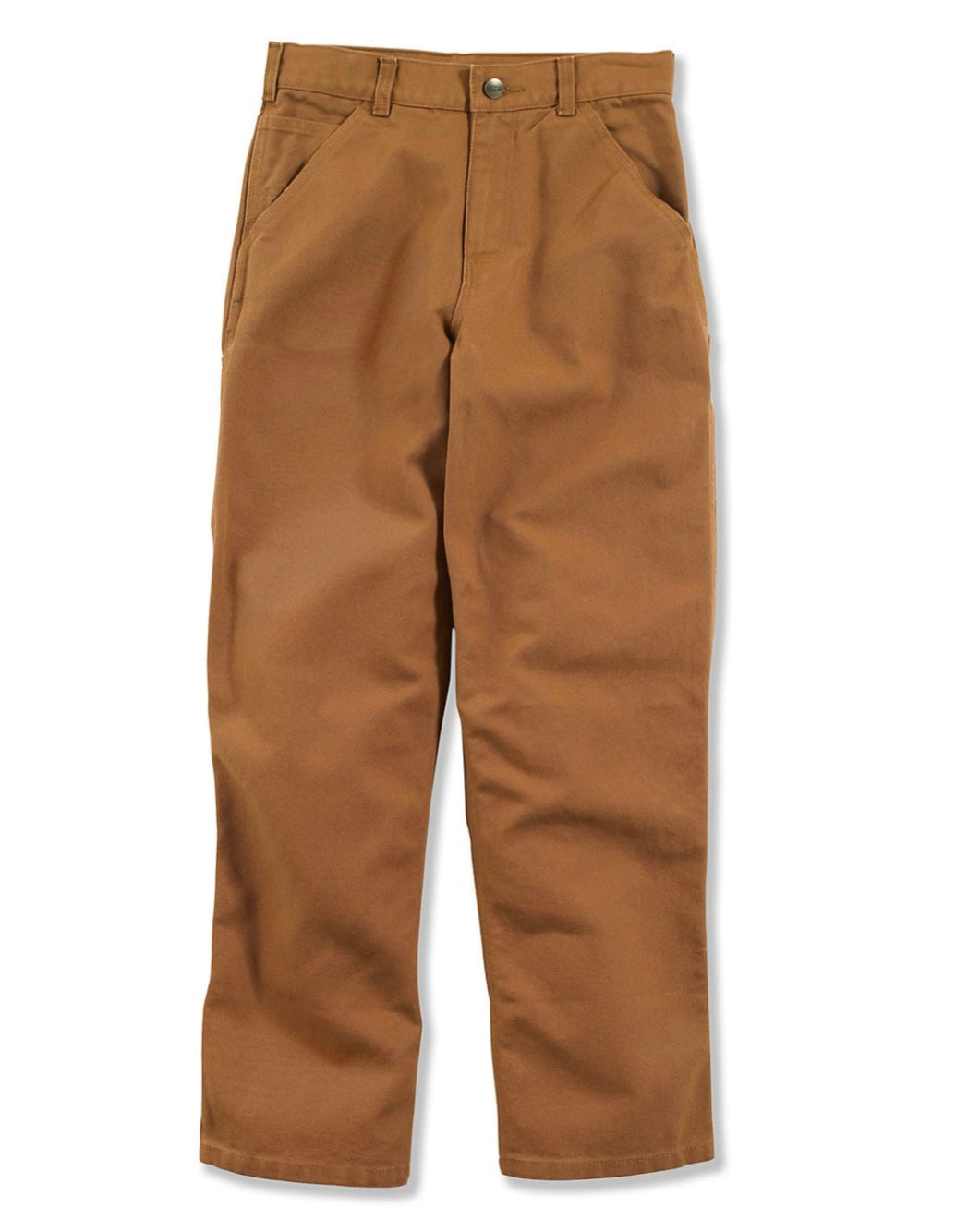 Carhartt Kids Rugged Flex® Loose Fit Utility Work Pants for Boys & Girls - Durable Canyon Brown Cargo Pants for Outdoor Play, School & Adventure Activities