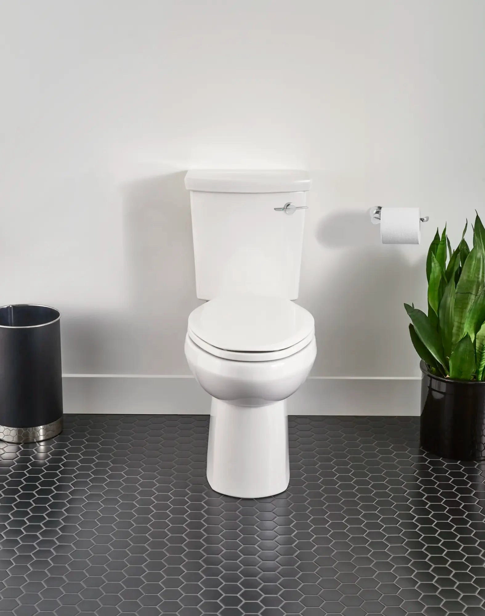 H2Option® ADA Compliant Dual Flush Elongated Toilet - 1.28/0.92 GPF (4.8/3.5 LPF) - Chair Height Right Hand Trip Lever - Water Efficient Bathroom Upgrade for Home & Commercial Use